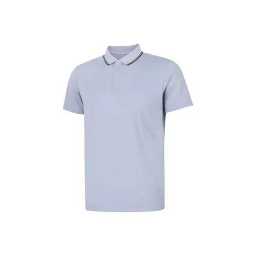 LINING Поло Мужское Серый Голубь