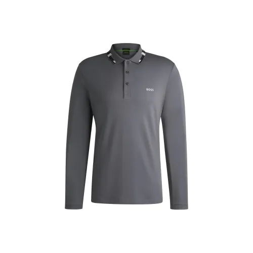 Hugo Boss FW24 Поло Мужское Серое