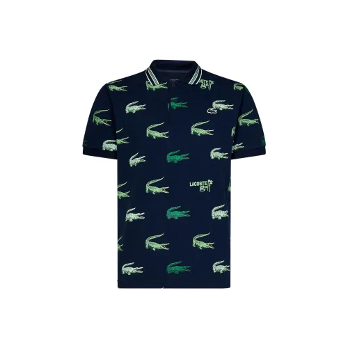 LACOSTE Collaboration Темно-синяя Мужская Поло