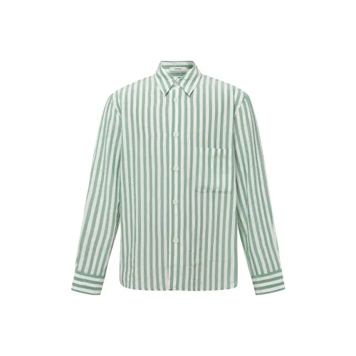 RAZZLE Светло-зеленые Мужские Рубашки