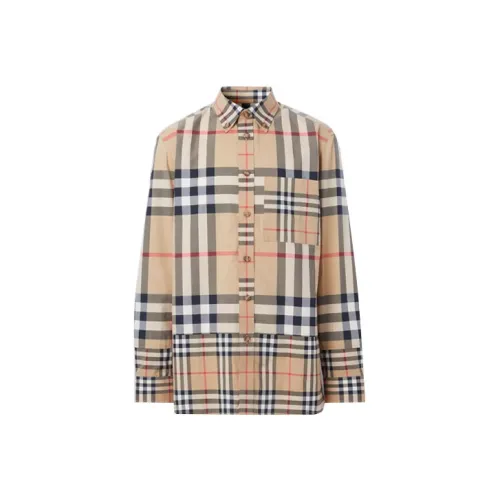 Burberry Бежевые Мужские Рубашки