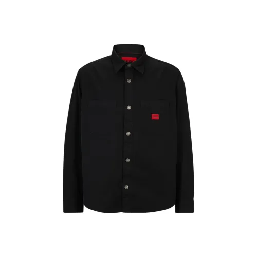 Hugo Boss Мужские Черные Рубашки