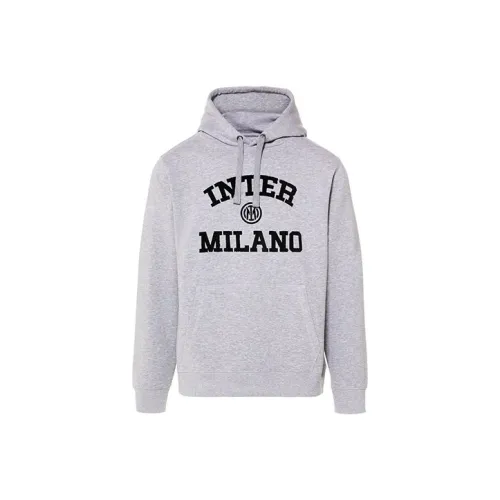 F.C. Internazionale Milano IM COLLEGE Hoodie Hoodie Men's Light Gray