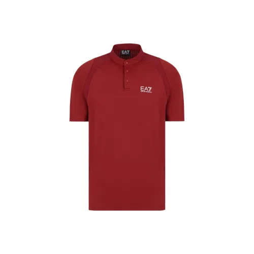 EMPORIO ARMANI EA7 Поло Мужское Красное
