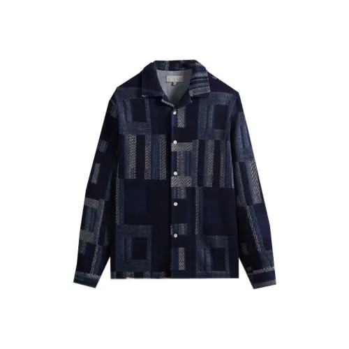 KITH SS24 Весенняя доставка II Серия Рубашка Мужская Nighttime