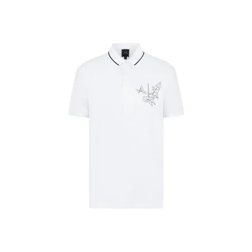 ARMANI EXCHANGE Белая Мужская Рубашка Поло