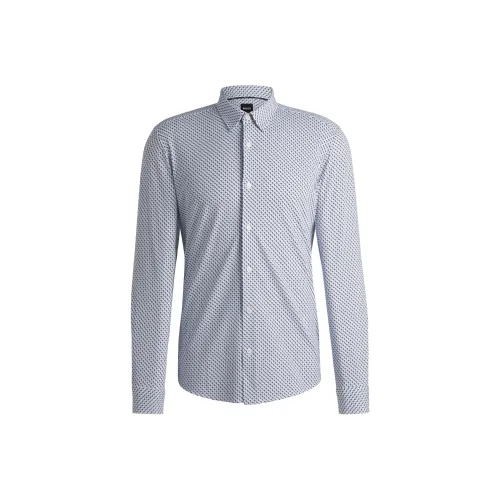 Hugo Boss FW24 Рубашка Мужская Светло-Синяя
