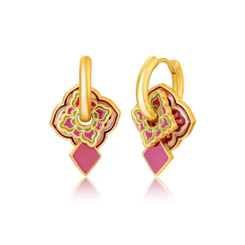 Серьги XIUJUEYINYUAN DL из медного сплава женские