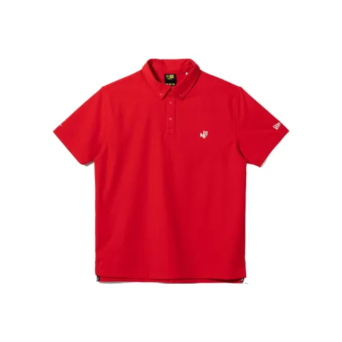 New Era Red Men's Polo