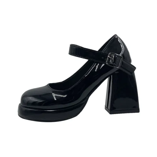 South is in the south Грубый каблук Туфли Мэри Джейн Женские