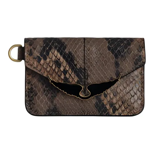 Zadig Voltaire Кошелек из козьей кожи женский коричневый