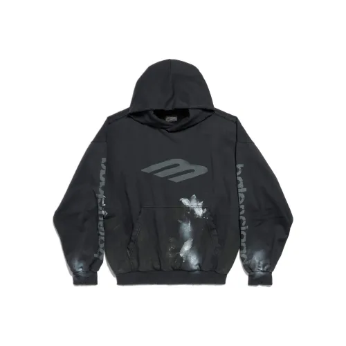 BALENCIAGA Черный Унисекс Свитшоты