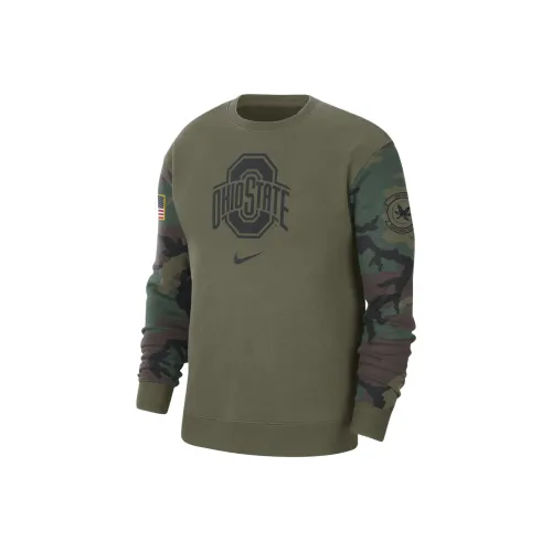nike Ohio State Club Fleece Sweatshirt Men's Medium Olive