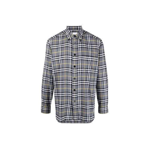 Burberry Серые Мужские Рубашки