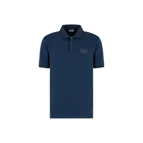 EMPORIO ARMANI EA7 Поло Мужское Морской Синий