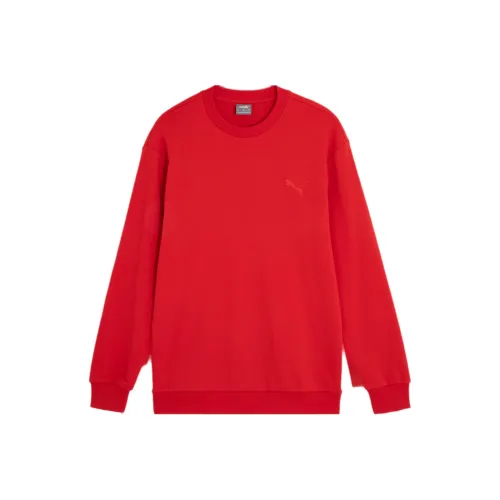PUMA Red Men's Sweatshirts PUMA Красный Мужские Толстовки