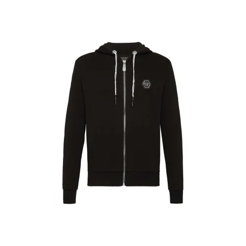 PHILIPP PLEIN Мужские черные свитшоты