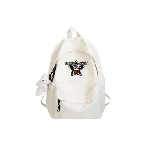 ADOONGA Холст Рюкзак Унисекс Белый Черный