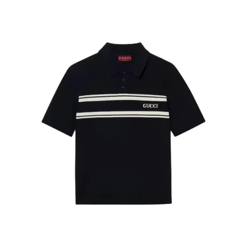 GUCCI Поло Мужское Морской Синий