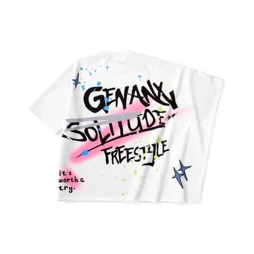 GENANX Белая Унисекс Футболка