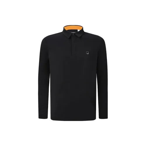 FILA Supercar Inspiration Collection Темно-черное Мужское Поло