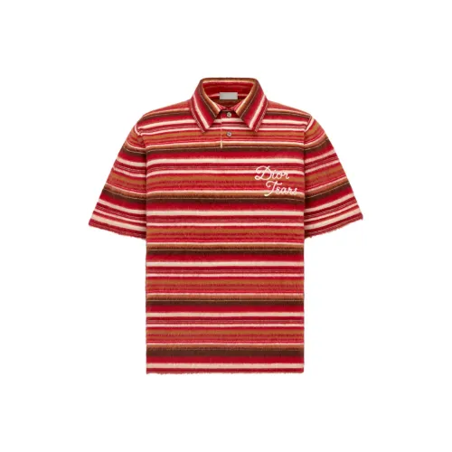 DIOR Tears Red Men's Polo