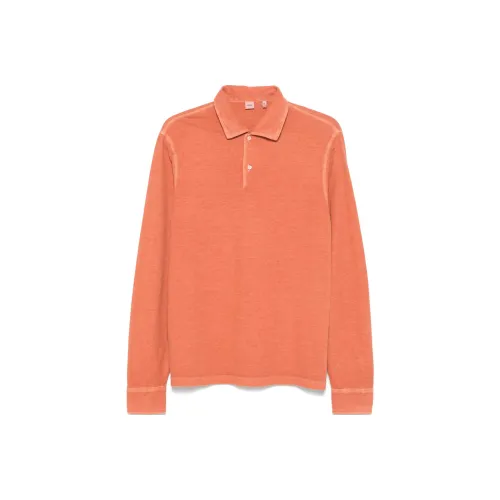 ASPESI FW24 Поло Мужское Персиково-Оранжевое