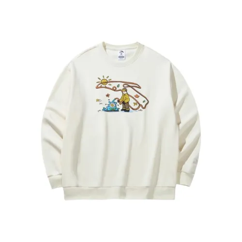Anta Life Collection Ванильный белый Унисекс Свитшоты
