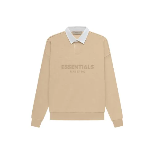 Fear of God ESSENTIALS SS23 Песочный Белый Мужское Поло