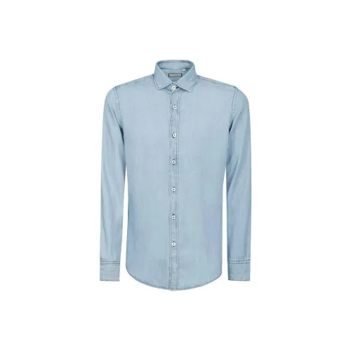 Canali Мужские Синие Рубашки