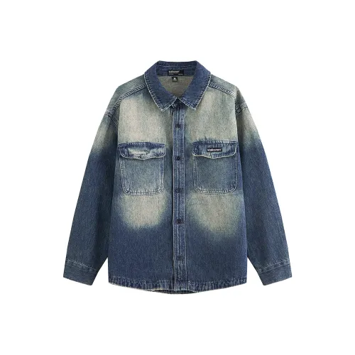 VALKOMM Рубашка Мужская Павлин Синий