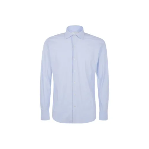 Tintoria Mattei Blue Men's Shirts  
Тинтория Мацци Синий Мужские Рубашки