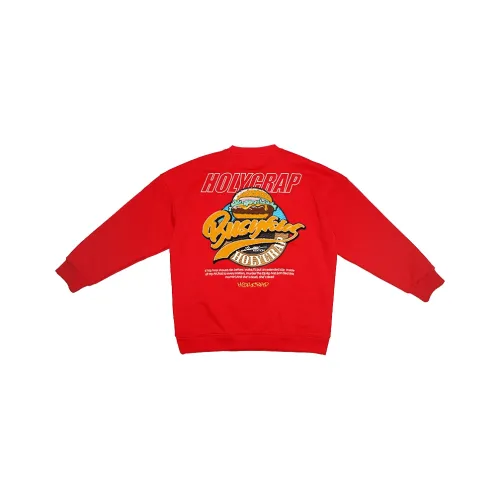 Holycrap Красный Унисекс Свитшоты