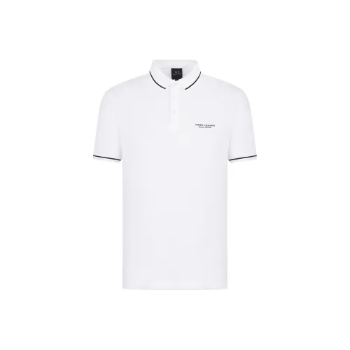 ARMANI EXCHANGEAE SS23 Поло Мужское Белое