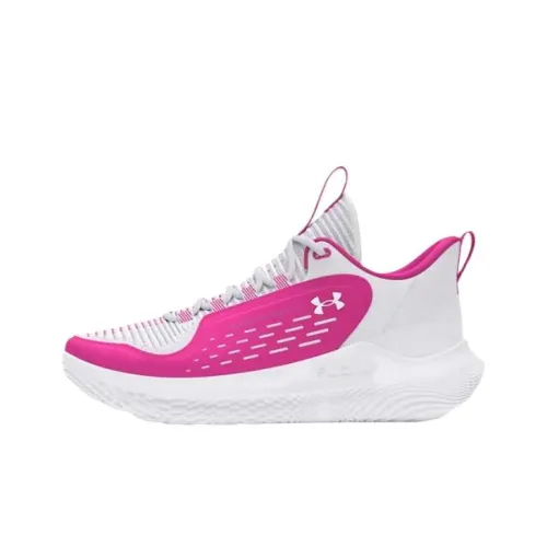 Under Armour UA Breakthru 5 Баскетбольные кроссовки Низкий верх Розовый Белый Женский