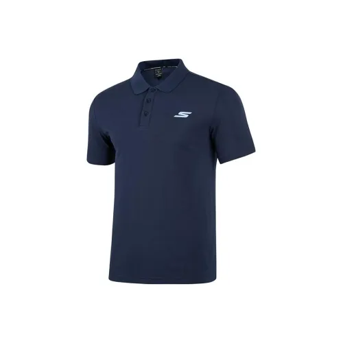 Skechers Sports Collection Marine Коллегиальный синий/02MZ Мужская Поло