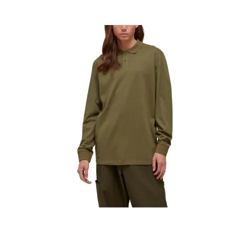 Adidas Поло Мужское Армейский Зеленый