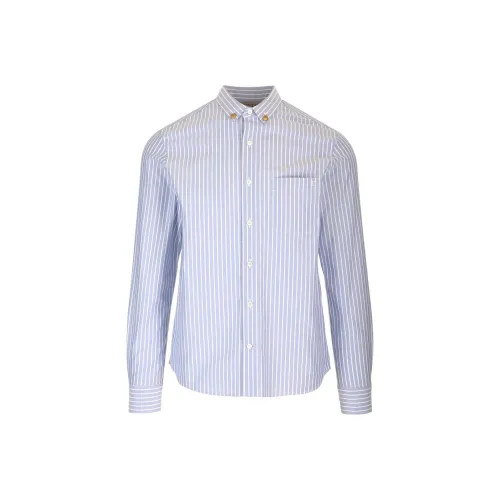 Valentino Мужские Синие Рубашки