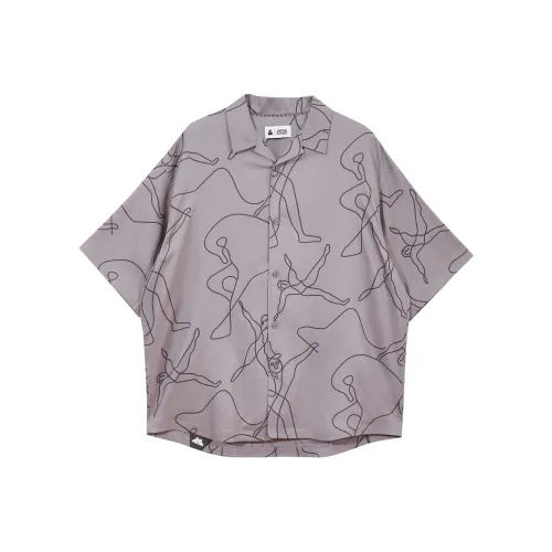 JACK JONES· Рубашка Мужская E40 Night Owl Серый