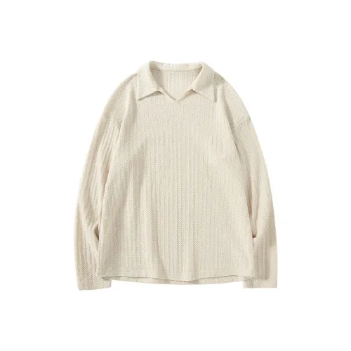 SeminP.ure Бежево-желтый Унисекс Поло