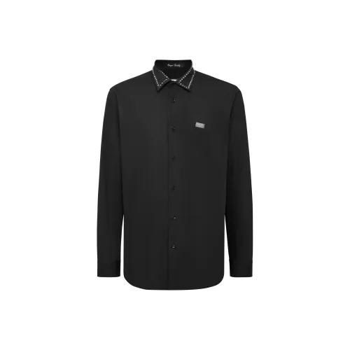 PHILIPP PLEIN FW24 Рубашка Мужская Черная