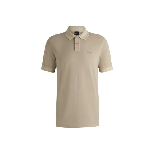Hugo Boss Поло Мужское Бежевое