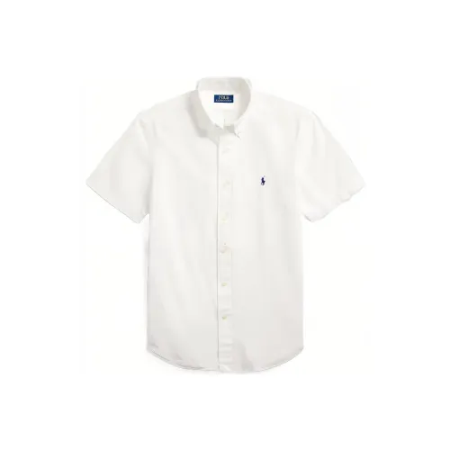 Polo Ralph Lauren Белые Мужские Рубашки