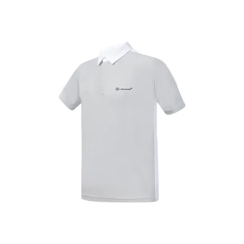 FILA X McLaren Коллаборация Углеродный Серебристо-Серый Мужская Поло