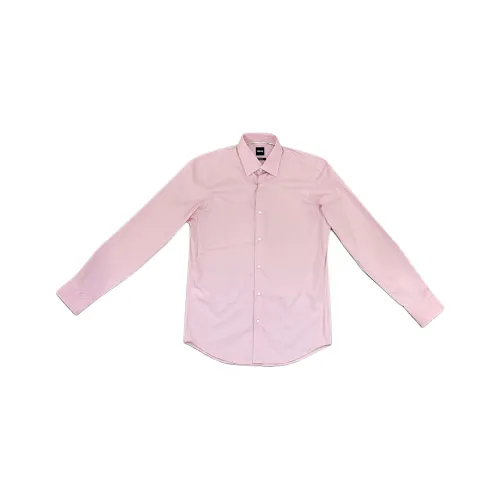 Hugo Boss Розовые Мужские Рубашки