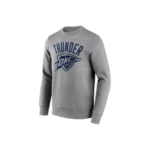 NBA Oklahoma City Thunder MONO Логотип CREW SWEATSHIRT Мужской Серый