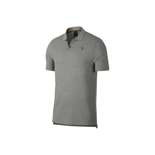 Nike Серый Мужской Поло