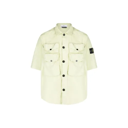 STONE ISLAND Белые Мужские Рубашки