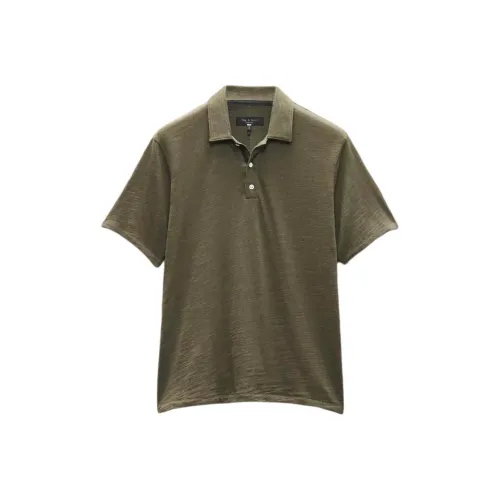 RAG BONE Поло Мужское Лесной Зеленый