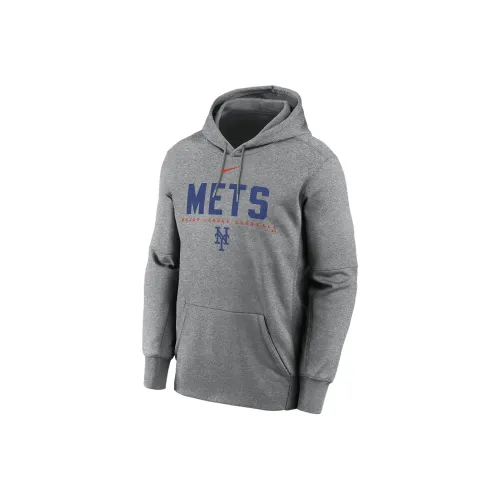 Nike x MLB Коллаборация New York Mets Толстовка Мужской Угольный Heather Цветочный Дизайн